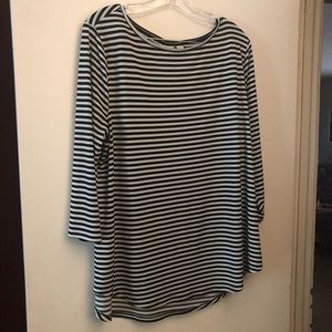 Chico’s size 3 stripe shirt